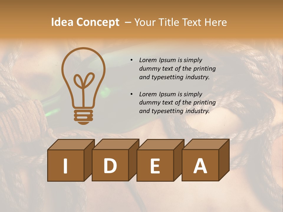 Wood Parchment Drink PowerPoint Template