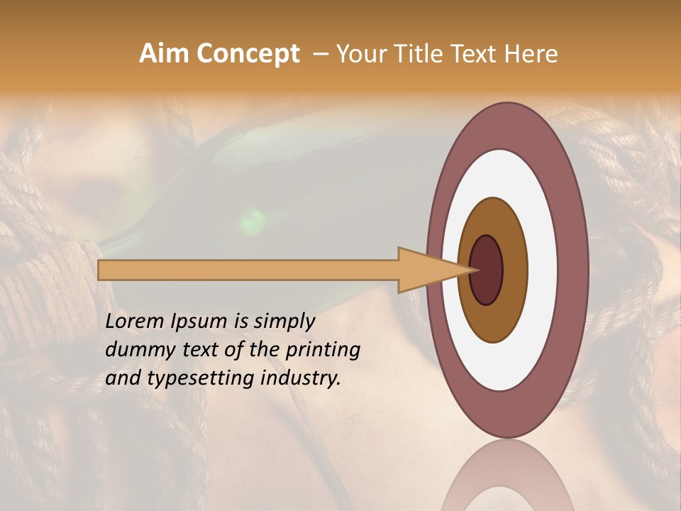 Wood Parchment Drink PowerPoint Template