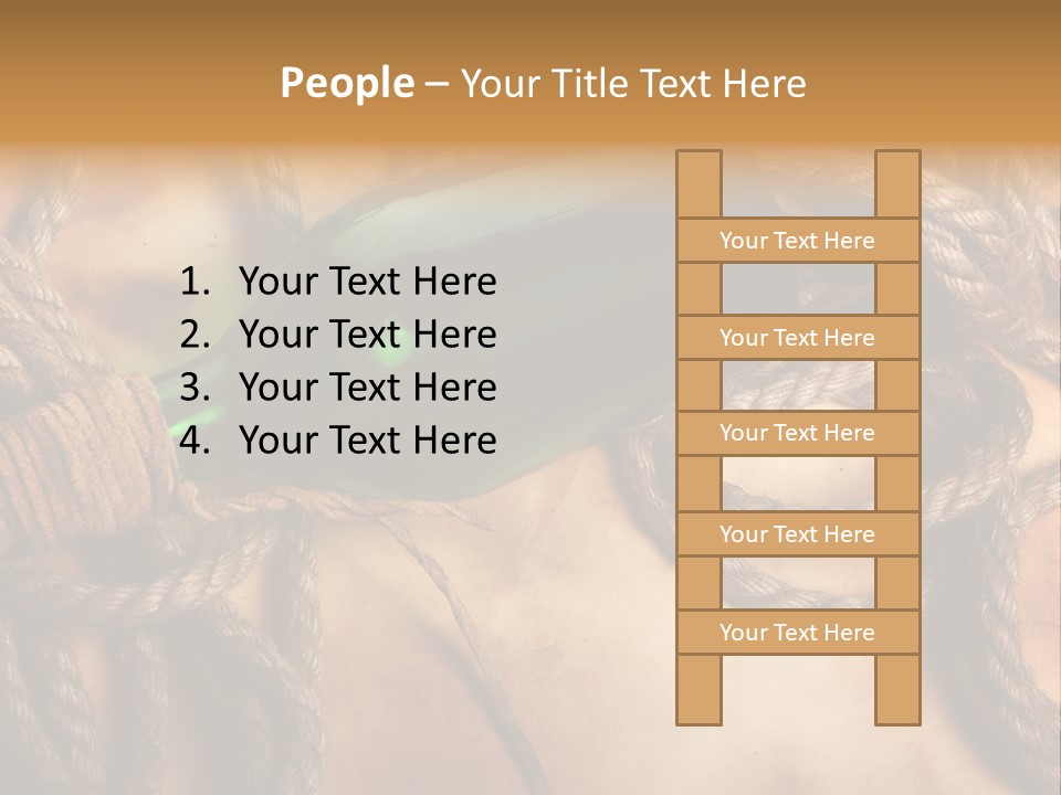 Wood Parchment Drink PowerPoint Template