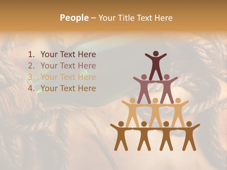 Wood Parchment Drink PowerPoint Template