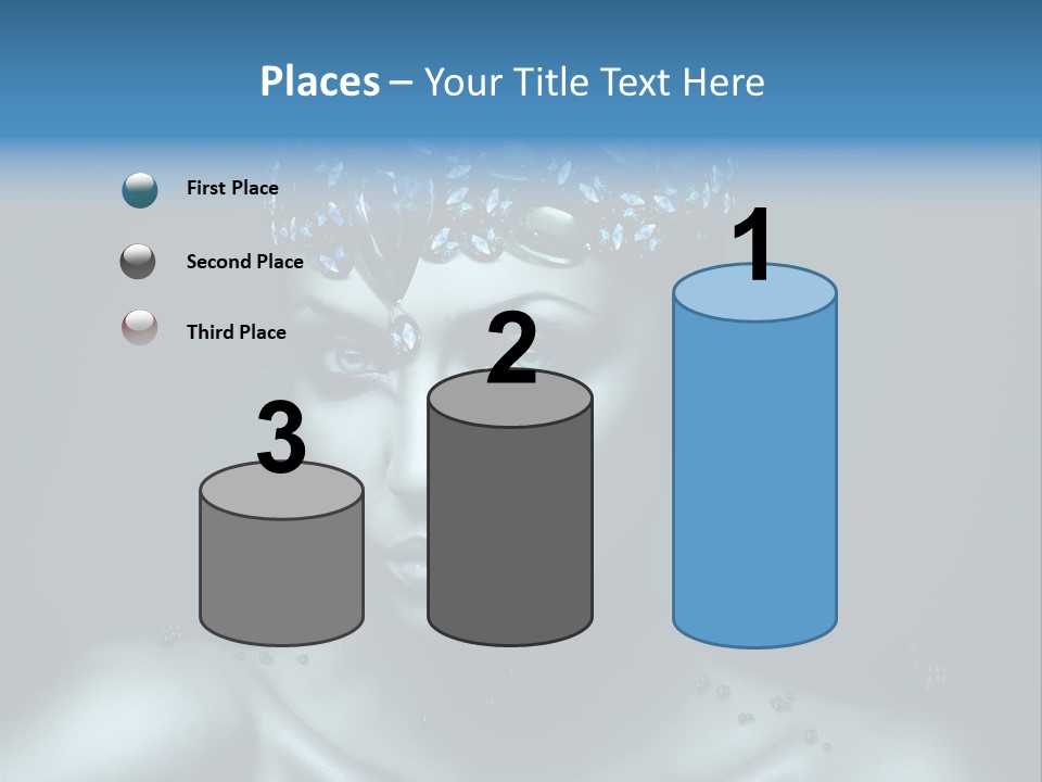 Make Up Human Portrait PowerPoint Template