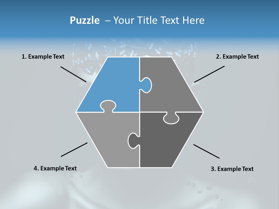 Make Up Human Portrait PowerPoint Template