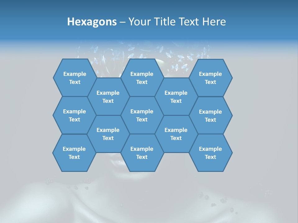 Make Up Human Portrait PowerPoint Template