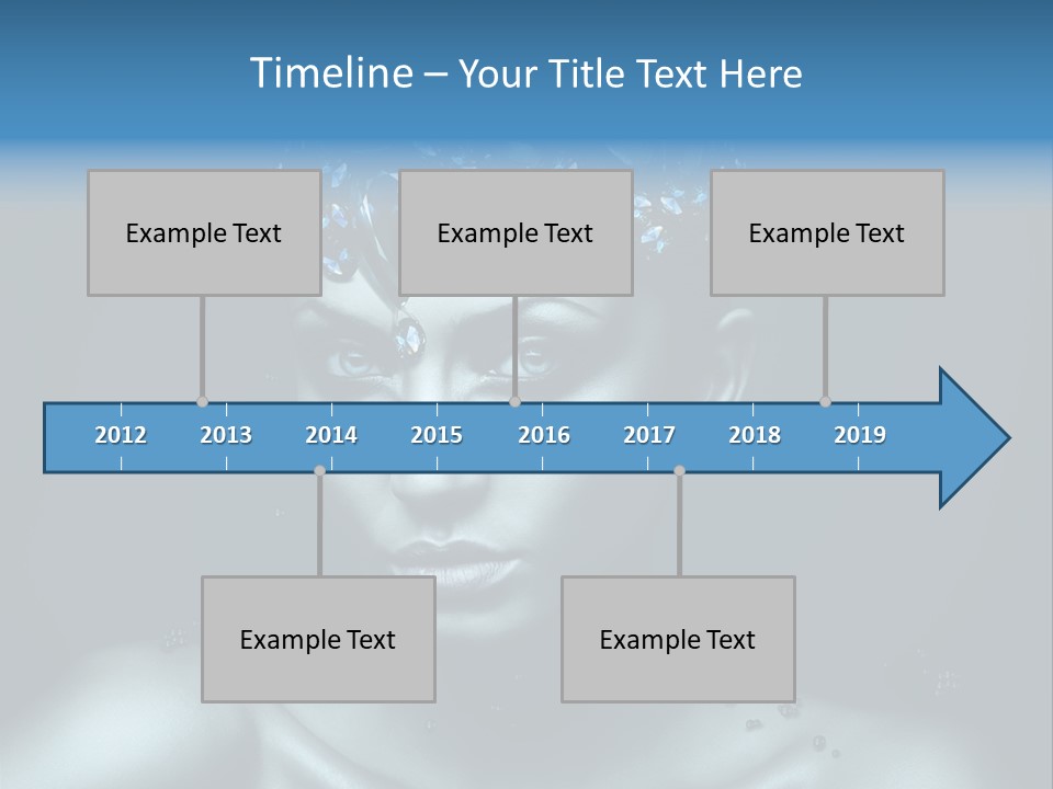 Make Up Human Portrait PowerPoint Template