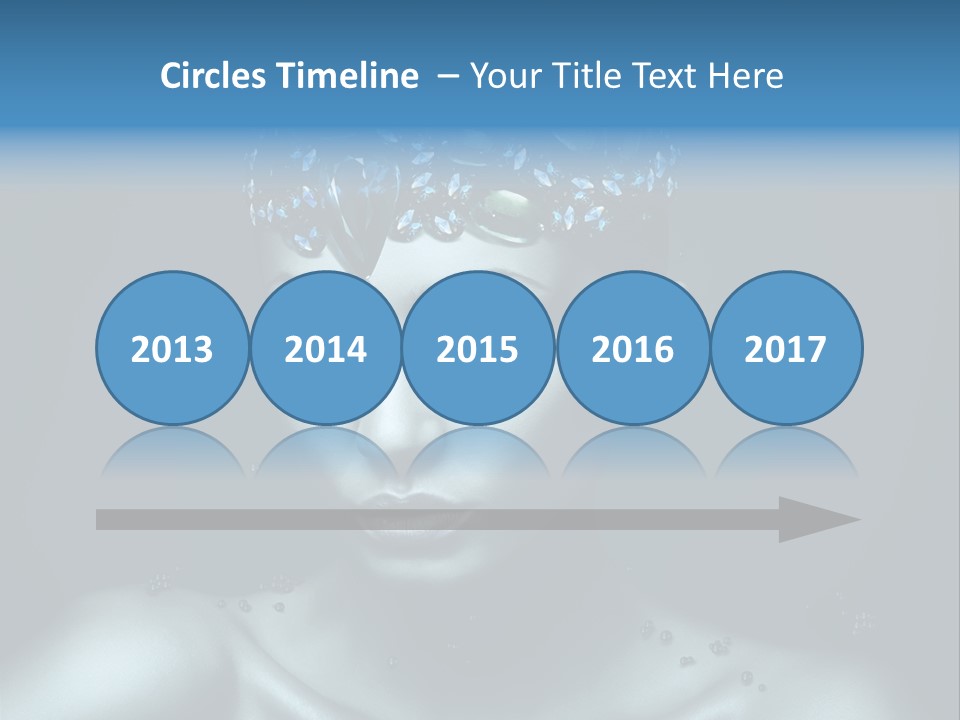 Make Up Human Portrait PowerPoint Template