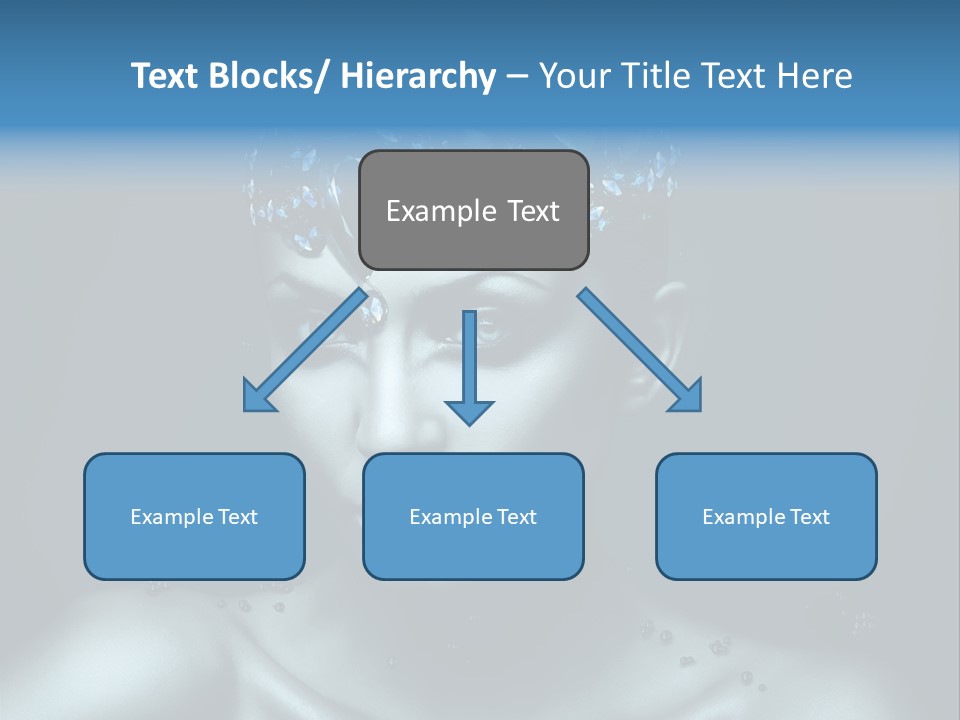 Make Up Human Portrait PowerPoint Template