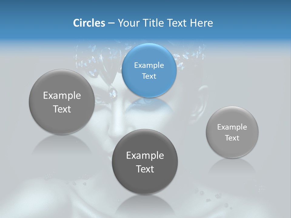 Make Up Human Portrait PowerPoint Template