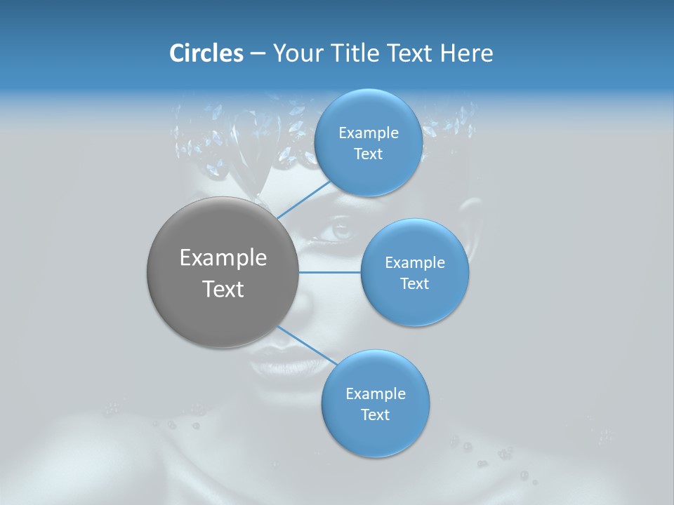 Make Up Human Portrait PowerPoint Template