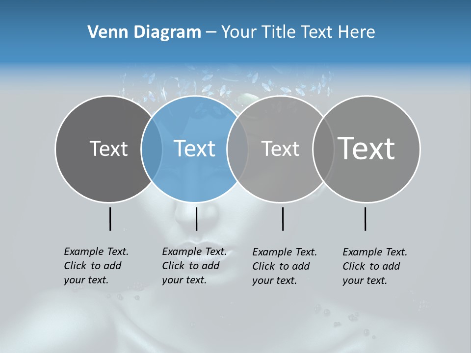 Make Up Human Portrait PowerPoint Template