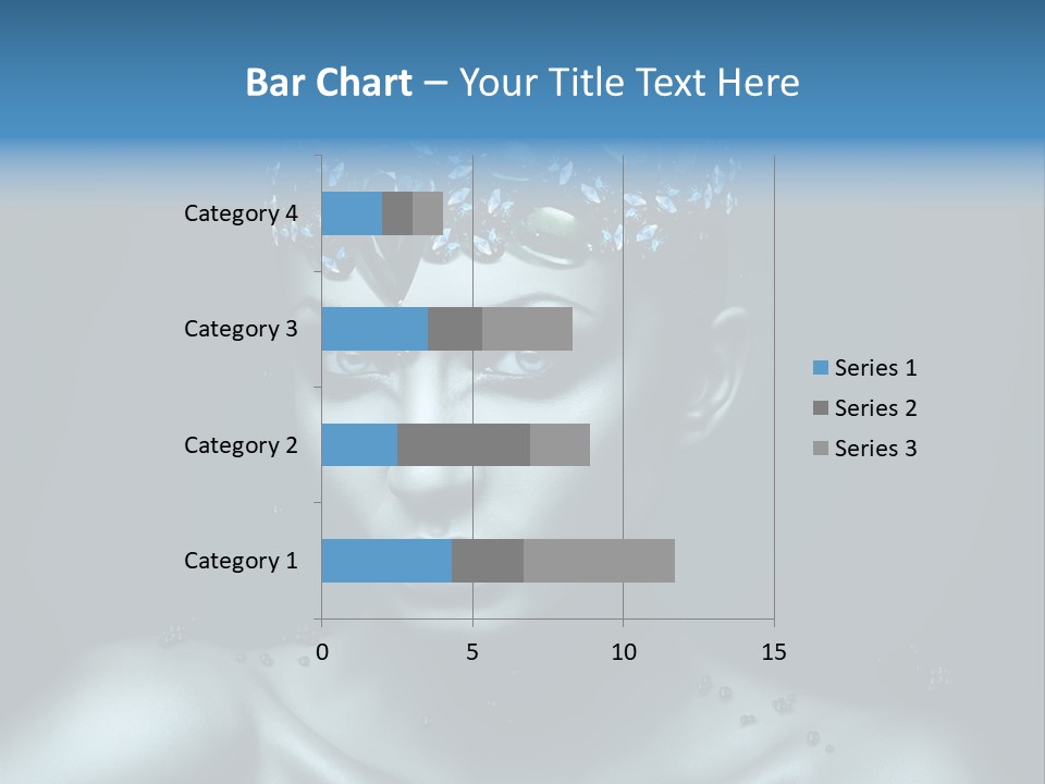 Make Up Human Portrait PowerPoint Template
