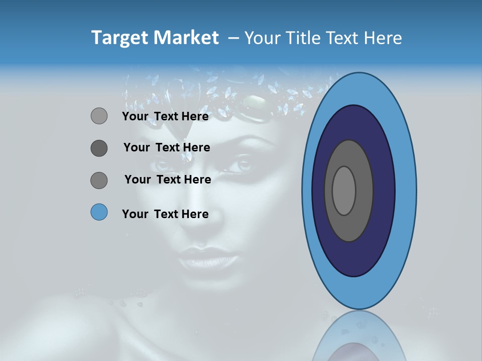 Make Up Human Portrait PowerPoint Template