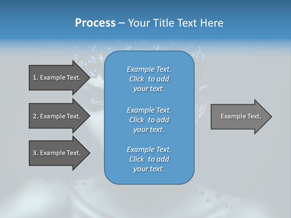 Make Up Human Portrait PowerPoint Template