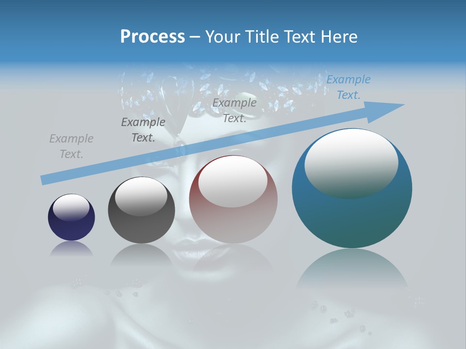 Make Up Human Portrait PowerPoint Template