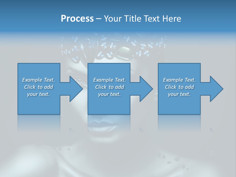 Make Up Human Portrait PowerPoint Template