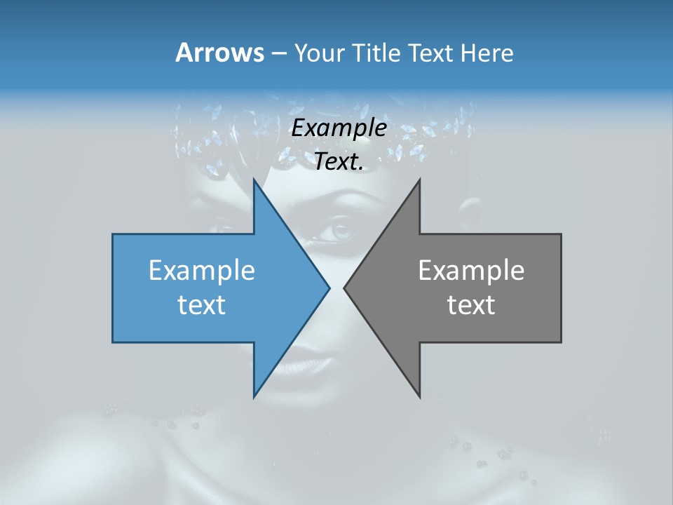 Make Up Human Portrait PowerPoint Template