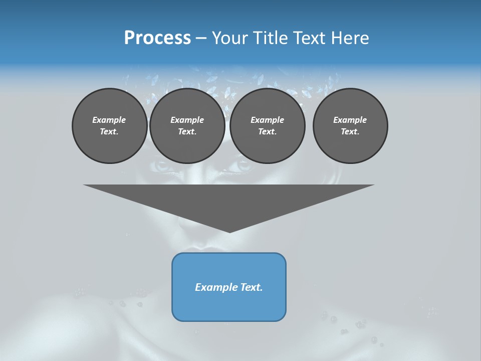 Make Up Human Portrait PowerPoint Template