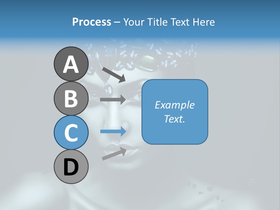Make Up Human Portrait PowerPoint Template