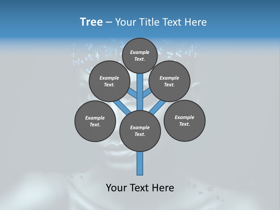 Make Up Human Portrait PowerPoint Template