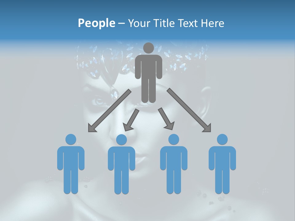 Make Up Human Portrait PowerPoint Template