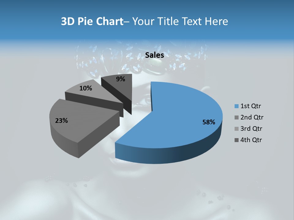 Make Up Human Portrait PowerPoint Template