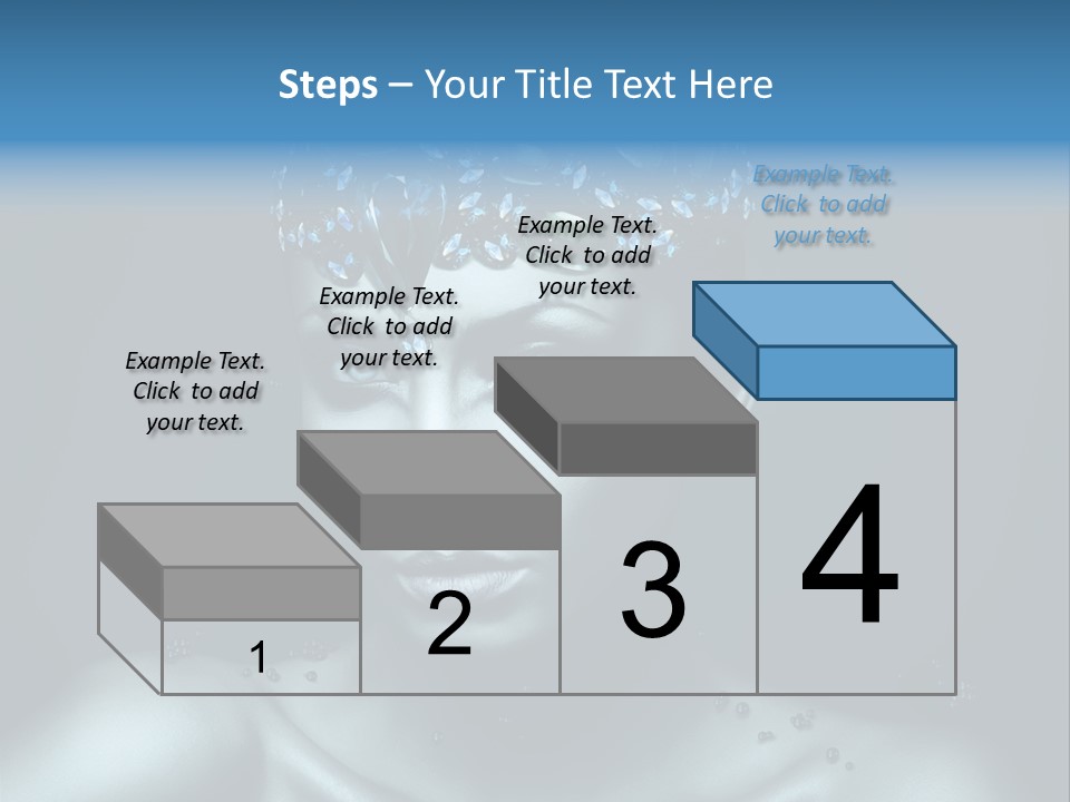 Make Up Human Portrait PowerPoint Template