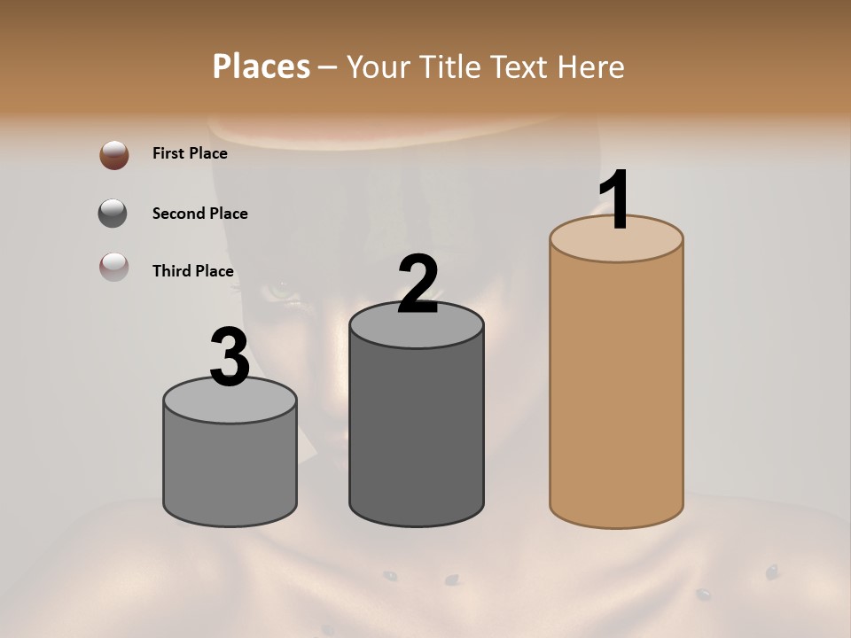 Shoulders Face Lips PowerPoint Template