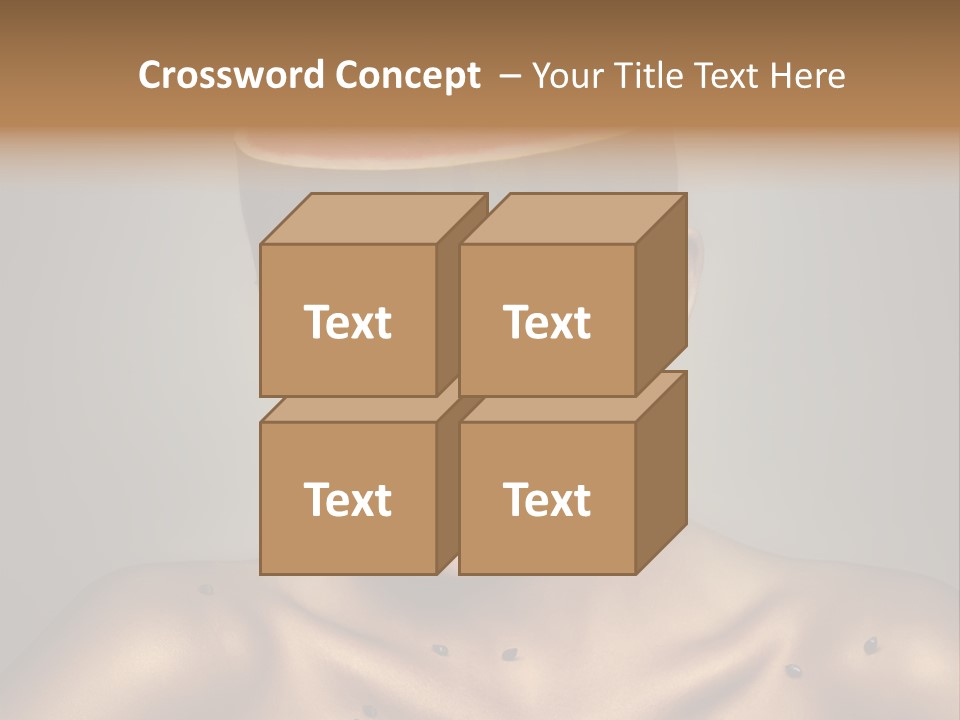 Shoulders Face Lips PowerPoint Template