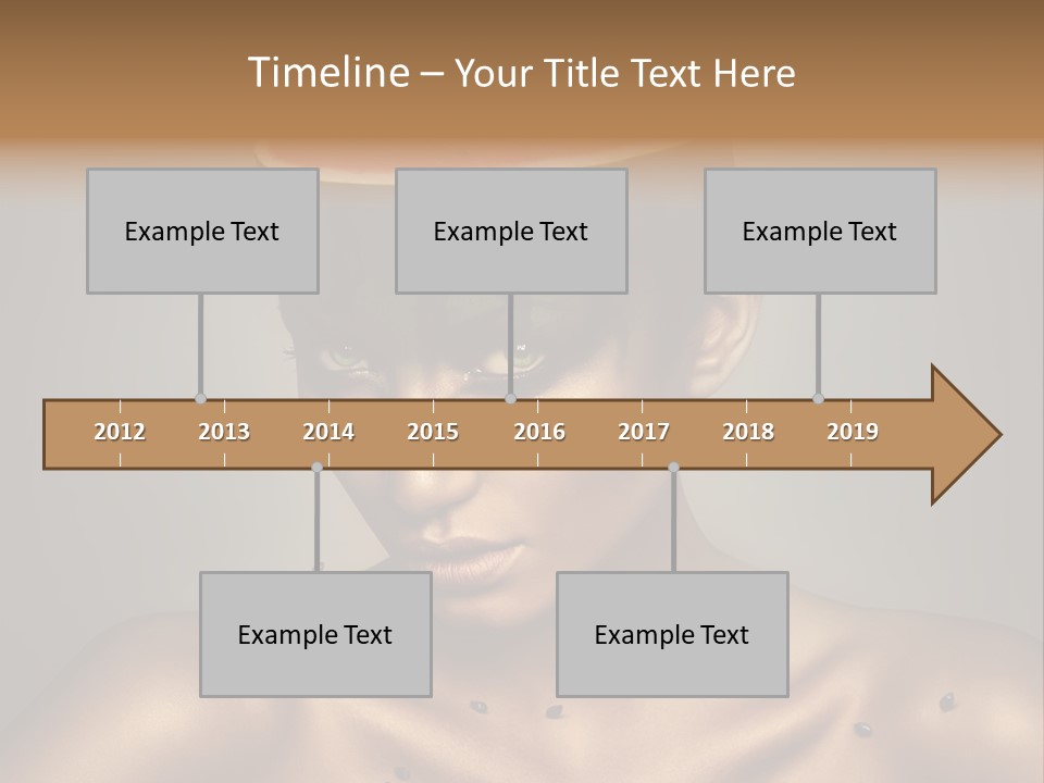 Shoulders Face Lips PowerPoint Template