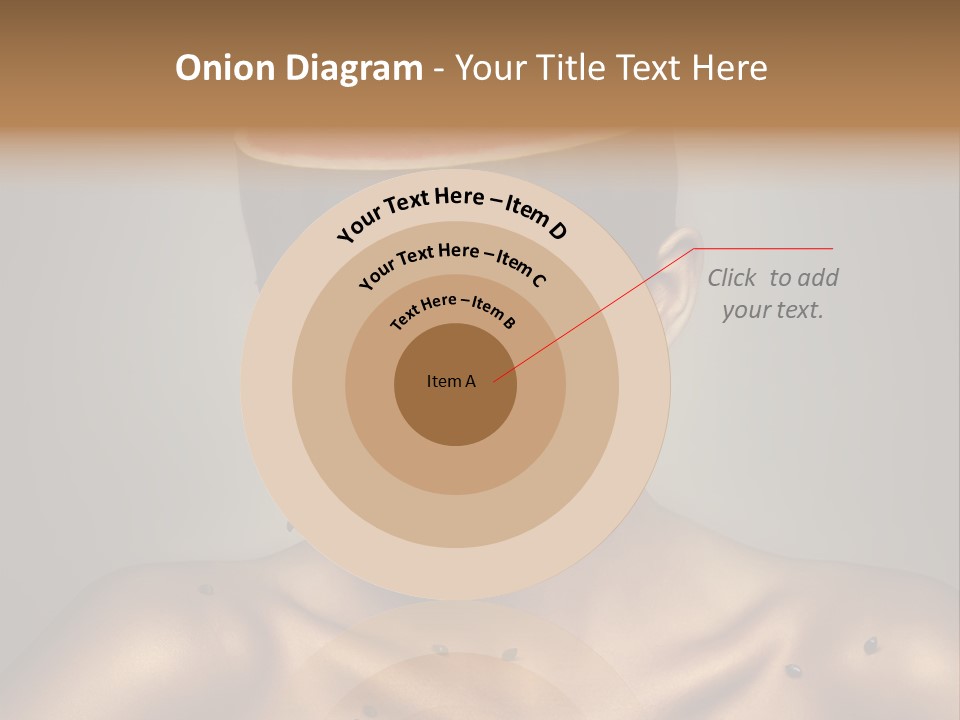 Shoulders Face Lips PowerPoint Template