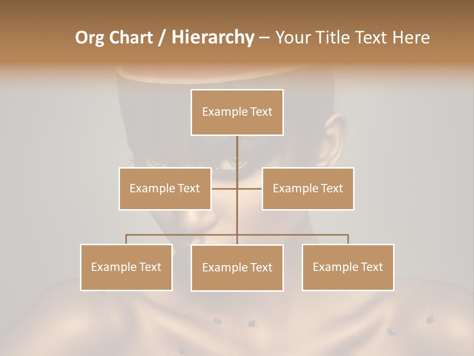 Shoulders Face Lips PowerPoint Template