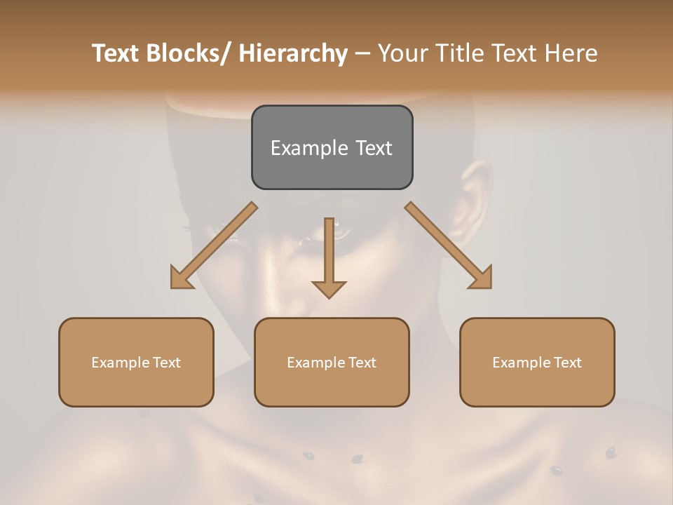 Shoulders Face Lips PowerPoint Template