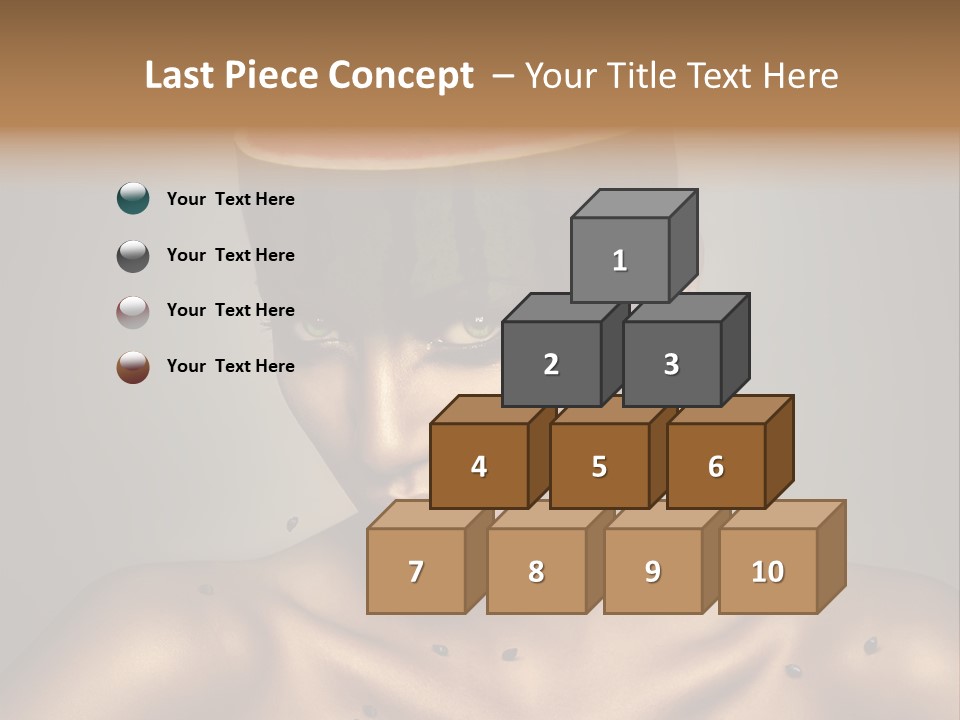 Shoulders Face Lips PowerPoint Template