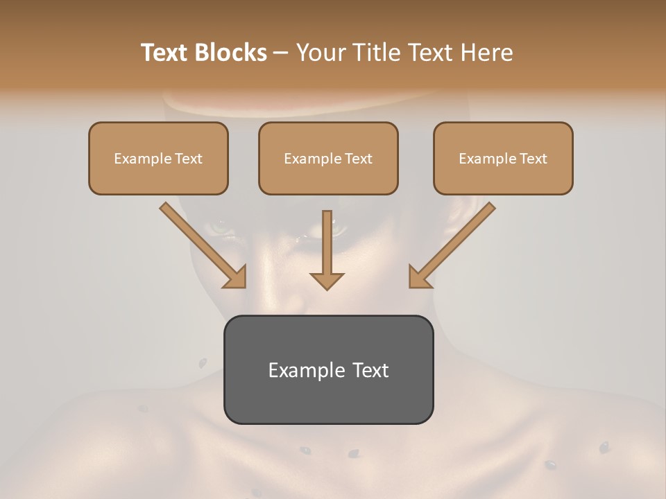Shoulders Face Lips PowerPoint Template