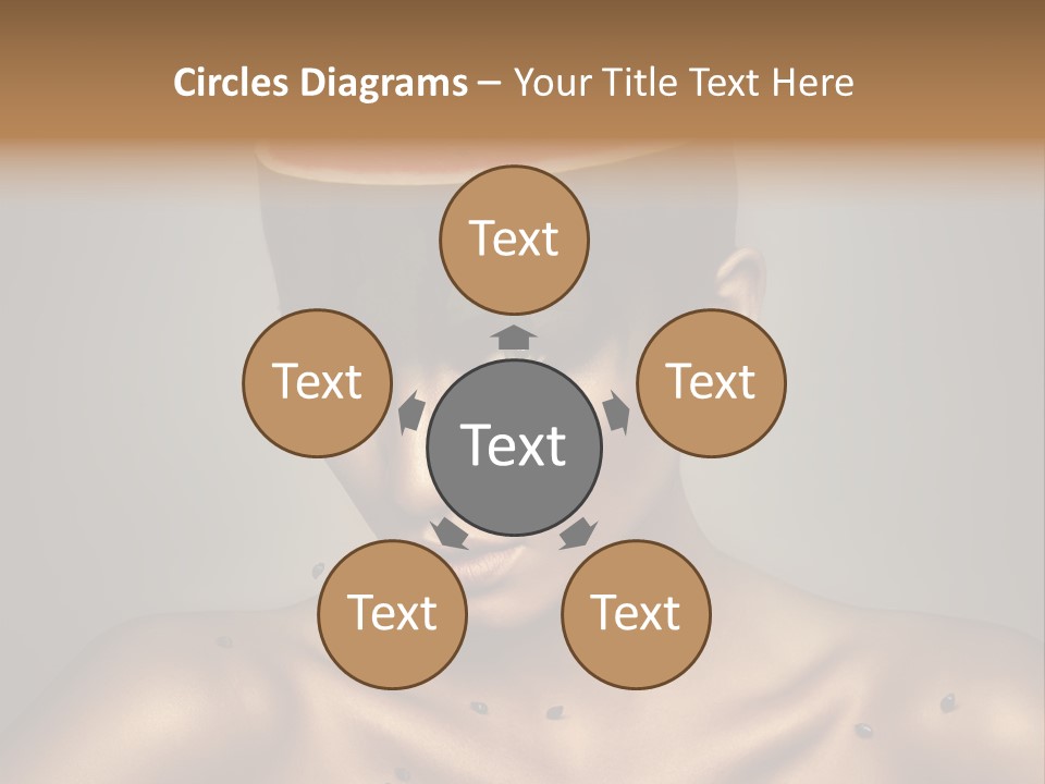 Shoulders Face Lips PowerPoint Template