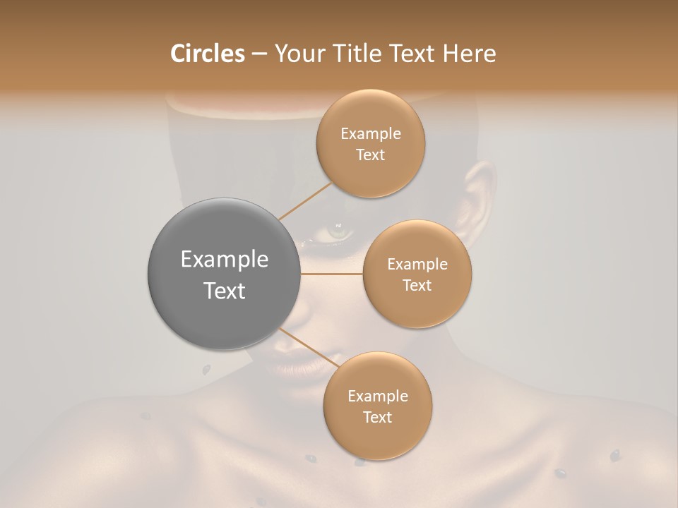 Shoulders Face Lips PowerPoint Template