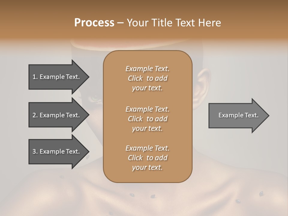Shoulders Face Lips PowerPoint Template