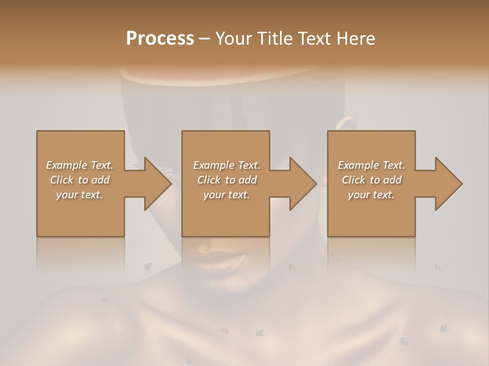 Shoulders Face Lips PowerPoint Template