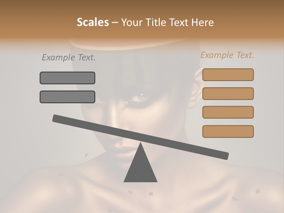 Shoulders Face Lips PowerPoint Template