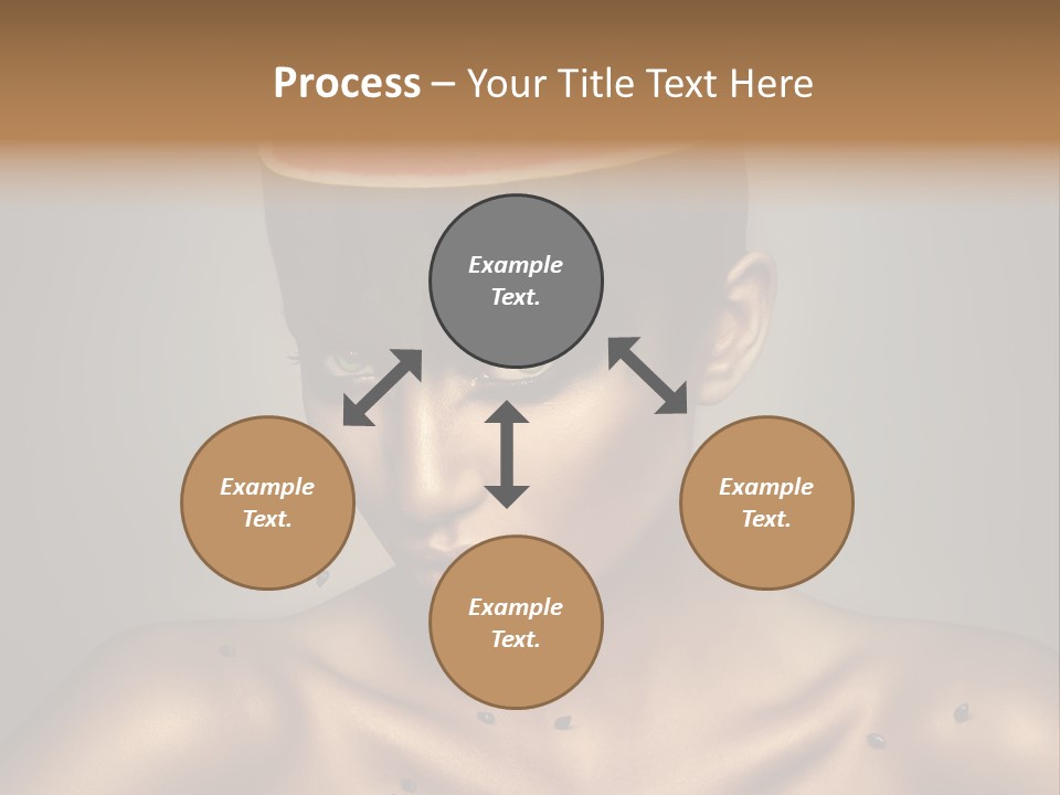 Shoulders Face Lips PowerPoint Template