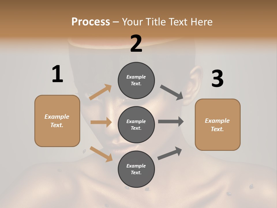 Shoulders Face Lips PowerPoint Template