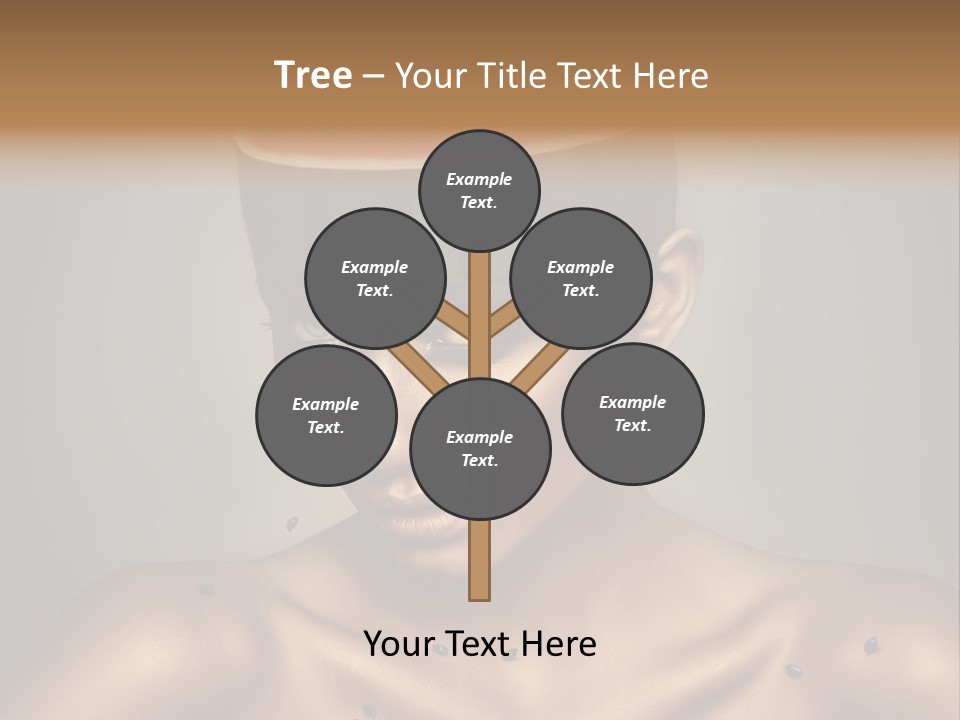 Shoulders Face Lips PowerPoint Template