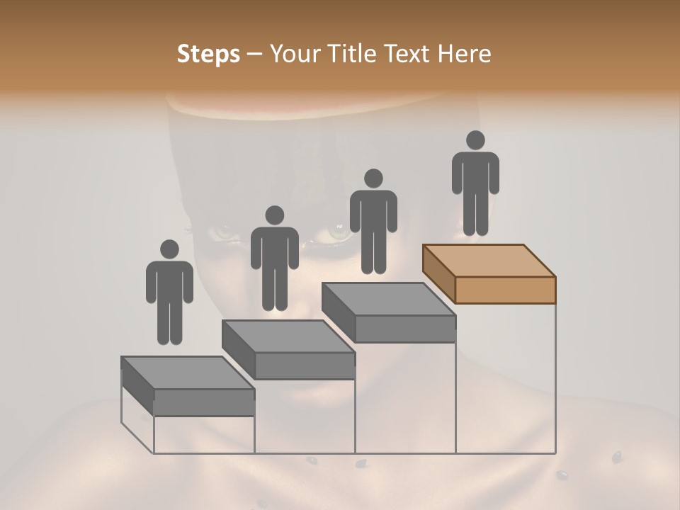 Shoulders Face Lips PowerPoint Template