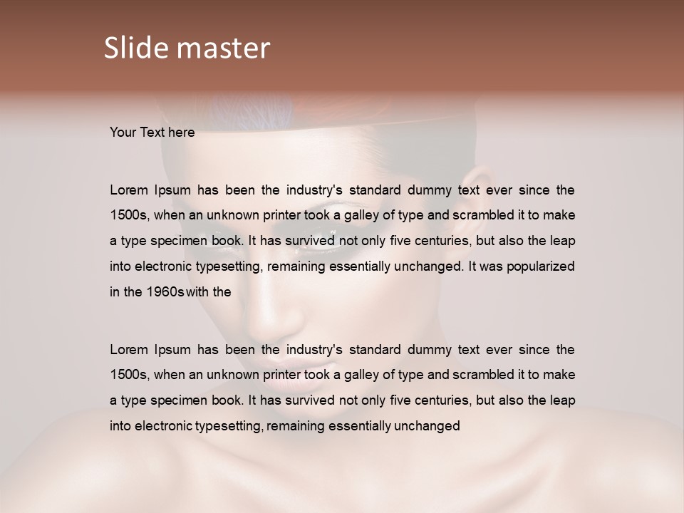 Style Person Cosmetics PowerPoint Template