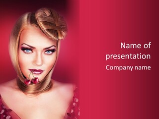 Eyes Freshness Mouth PowerPoint Template