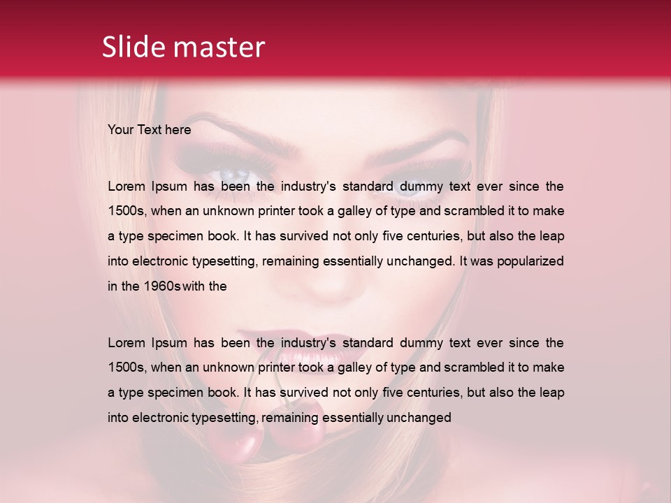 Eyes Freshness Mouth PowerPoint Template