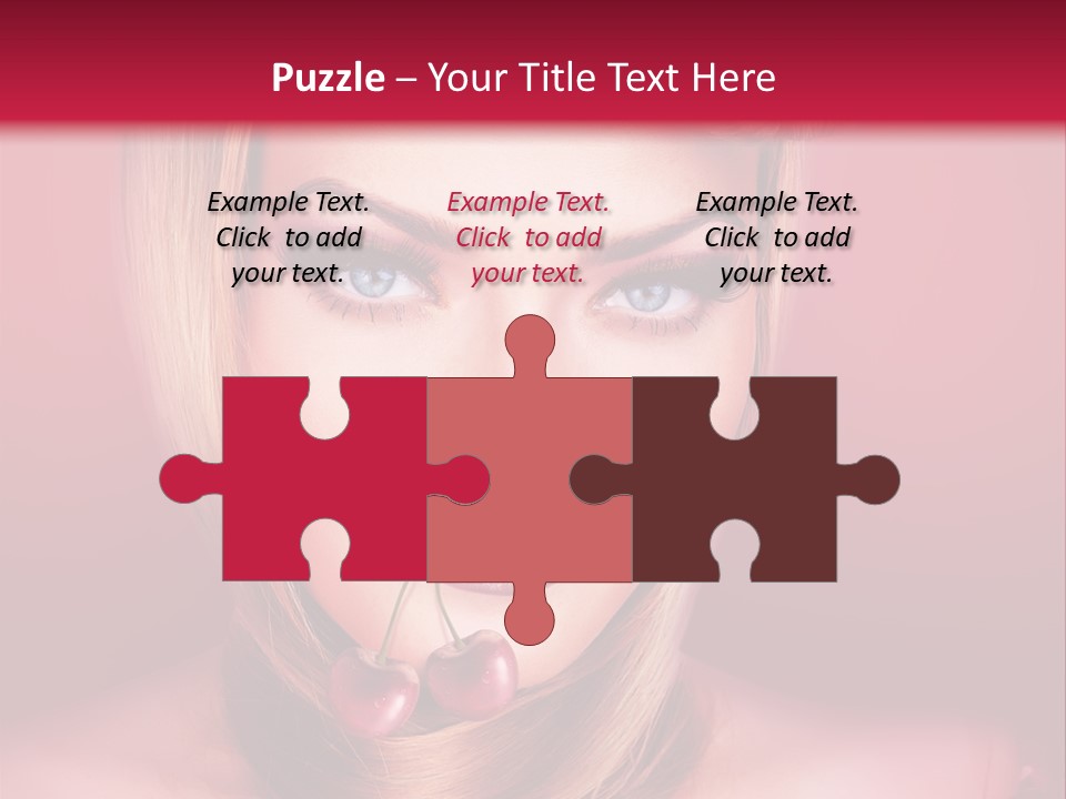 Eyes Freshness Mouth PowerPoint Template