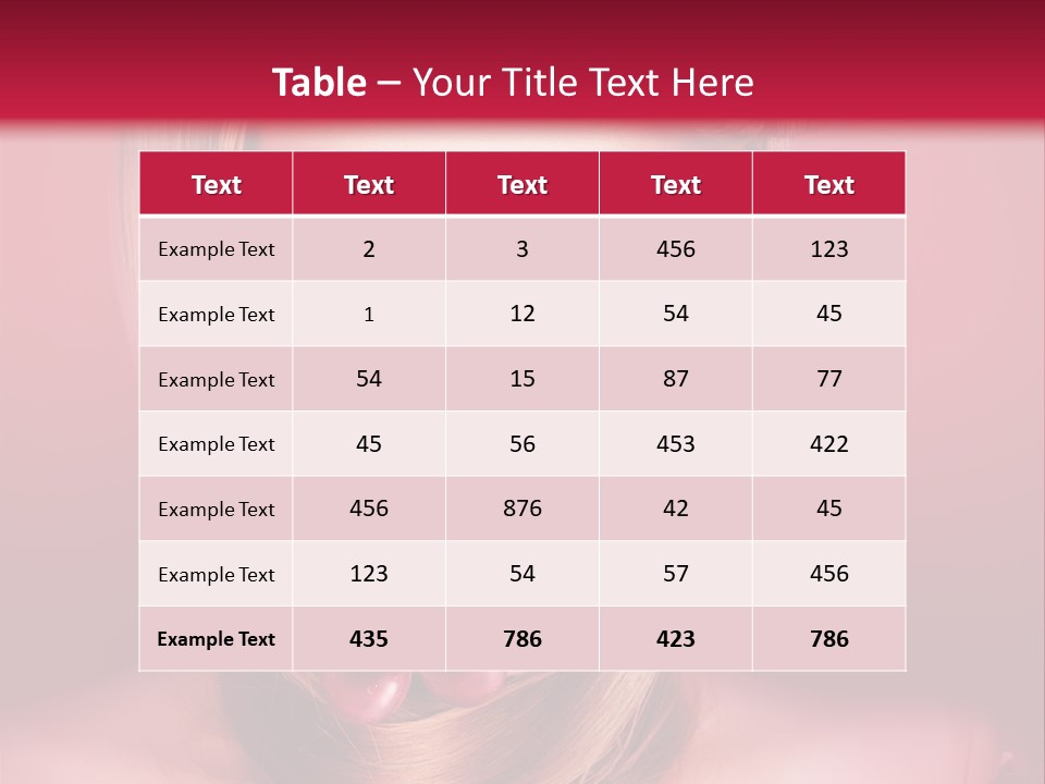 Eyes Freshness Mouth PowerPoint Template