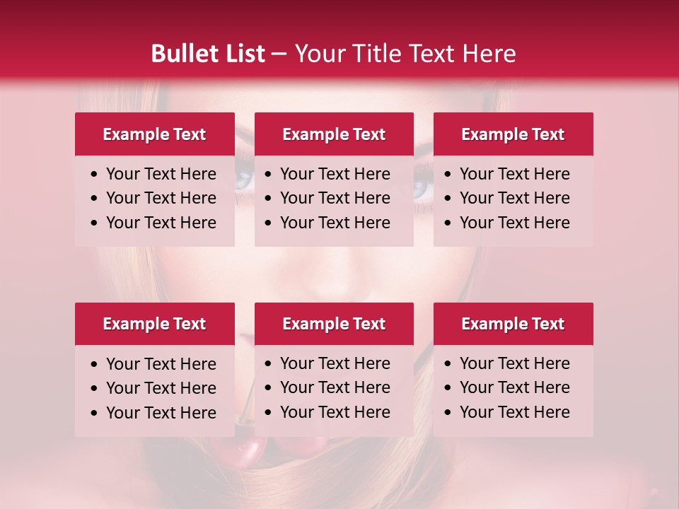 Eyes Freshness Mouth PowerPoint Template