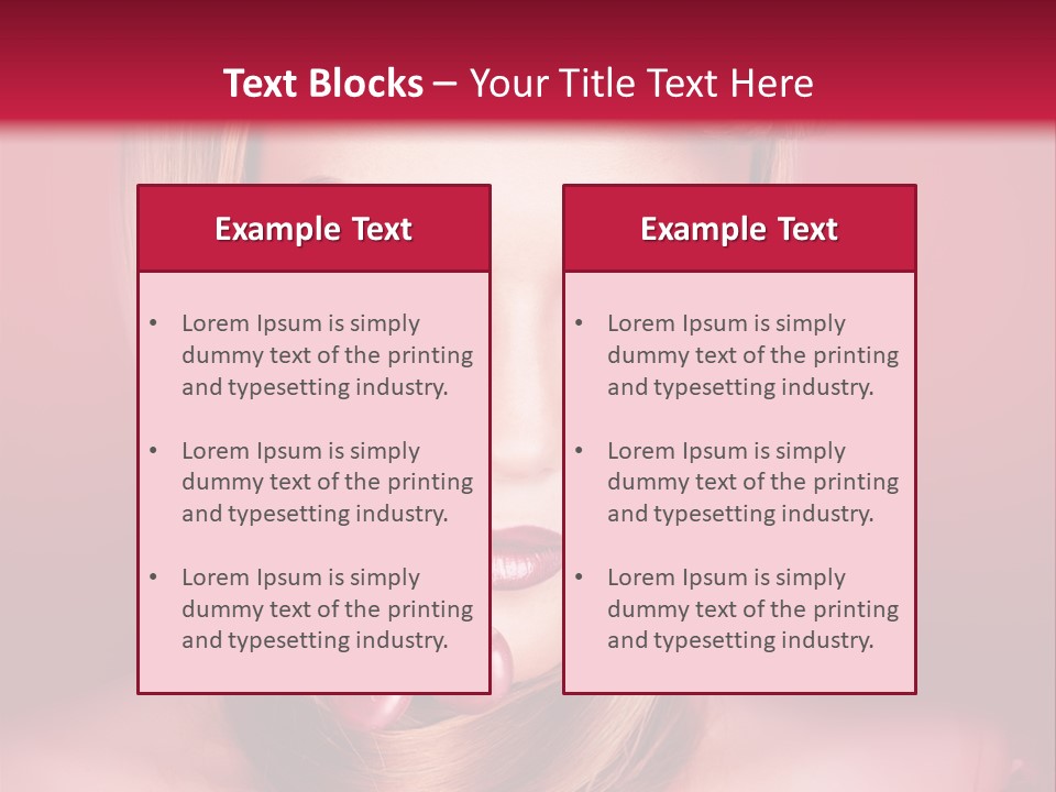 Eyes Freshness Mouth PowerPoint Template