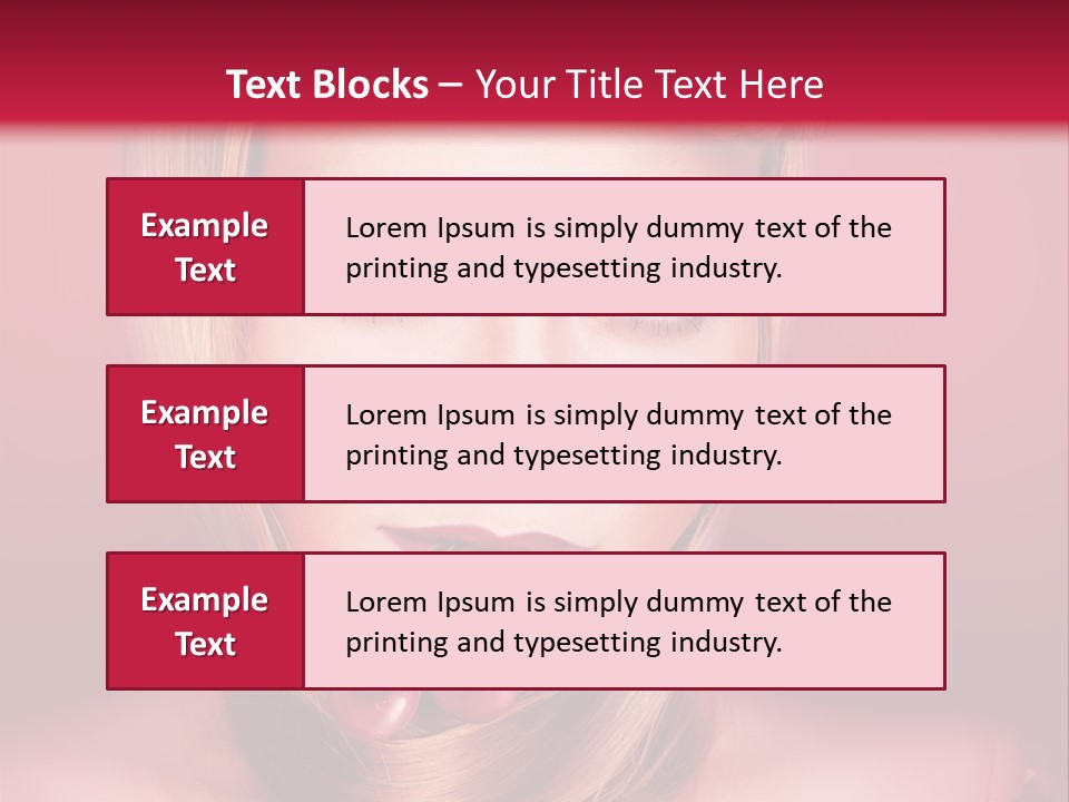 Eyes Freshness Mouth PowerPoint Template